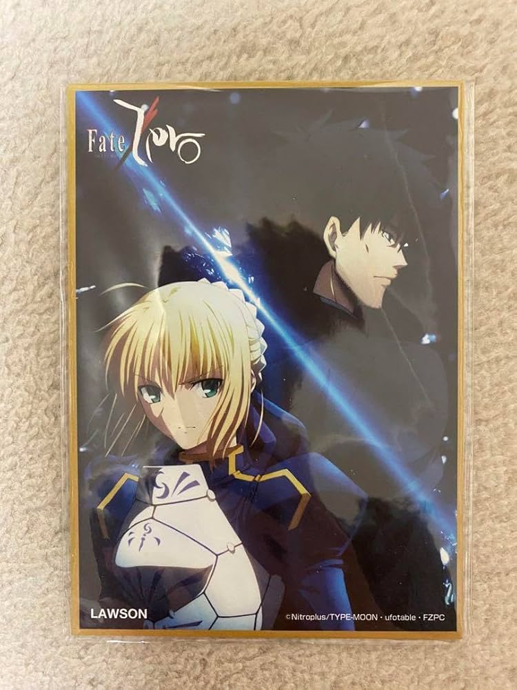 Amazon.co.jp: Fate Zero 衛宮切嗣 セイバー 色紙 : ホビー