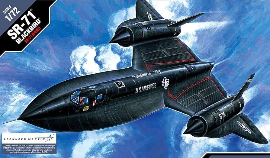 Amazon.com: Academy 12448 SR-71 Blackbird Recon Surveillance 1/72