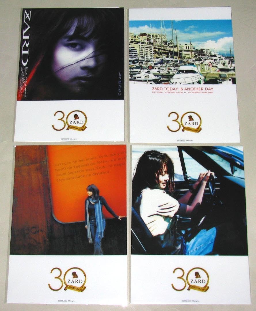 ZARD 30周年記念 A4クリアポスター 全11種 収納用ファイル セット ZARD 30