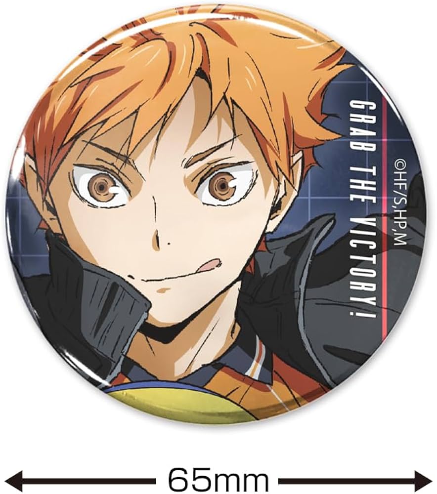 ハイキュー コスモワールド日向翔陽 缶バッジ よこはまコスモワールド