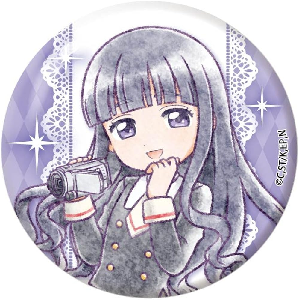 カードキャプターさくら展 木之本桜＆大道寺知世 缶バッジ カード