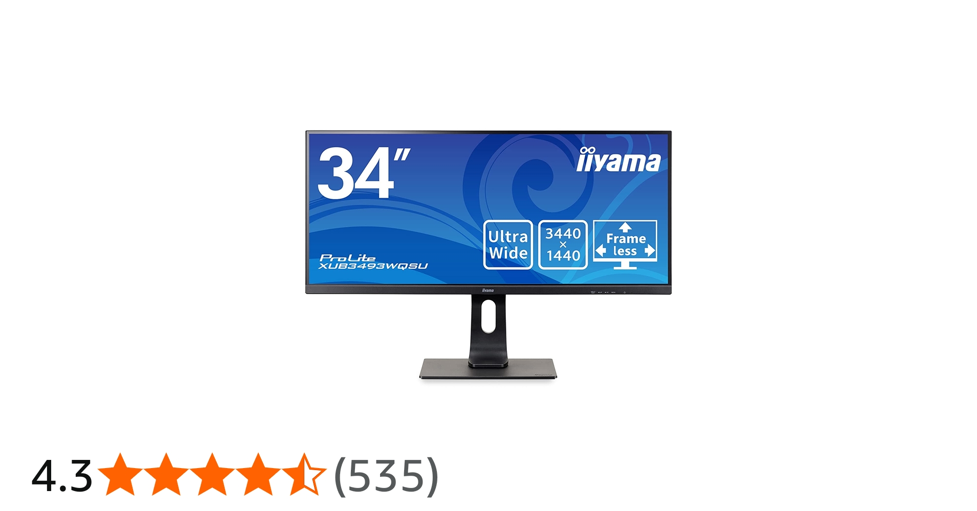 Amazon.co.jp: iiyama モニター ディスプレイ 34インチ ウルトラワイド