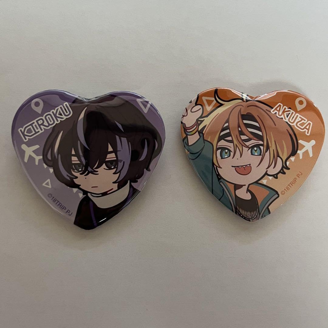 5枚】18TRIP エイトリ 応援缶バッジ 衣川季肋 ナムコ限定 バンプレスト