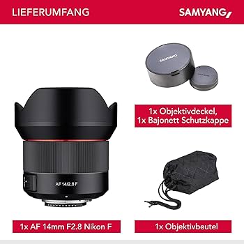Amazon.co.jp: SAMYANG 超広角レンズ AF 14mm F2.8 F ニコン F用 フル