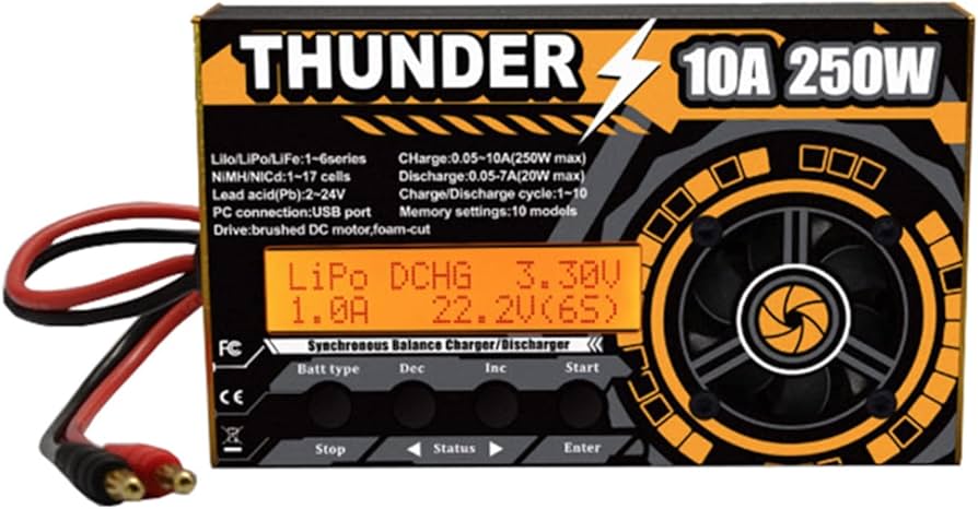 Amazon.co.jp: THUNDER 250W DCバランス充電器ディスチャージャー aa
