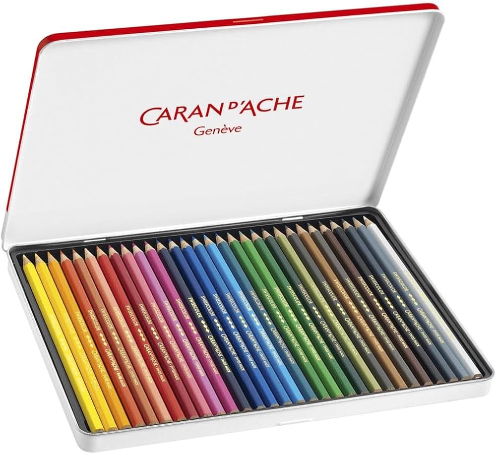 Amazon | CARAN D'ACHE カランダッシュ 色鉛筆 油性 スイスカラー 1284