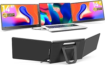 Amazon.co.jp: KOGODA トリプルモニター 14インチ モバイルデュアル