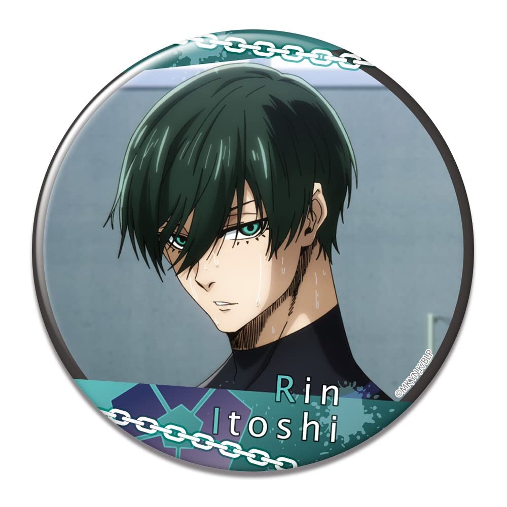 ブルーロック展 缶バッジ ブルーロック 糸師 凛 アルティメタル缶