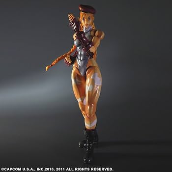 Amazon.co.jp: SUPER STREET FIGHTER IV PLAY ARTS改 キャミィ(PVC塗装