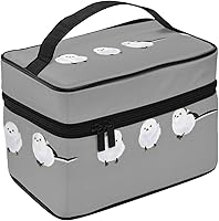 Amazon.co.jp: Asamike メイクボックス 化粧ボックス シマエナガ