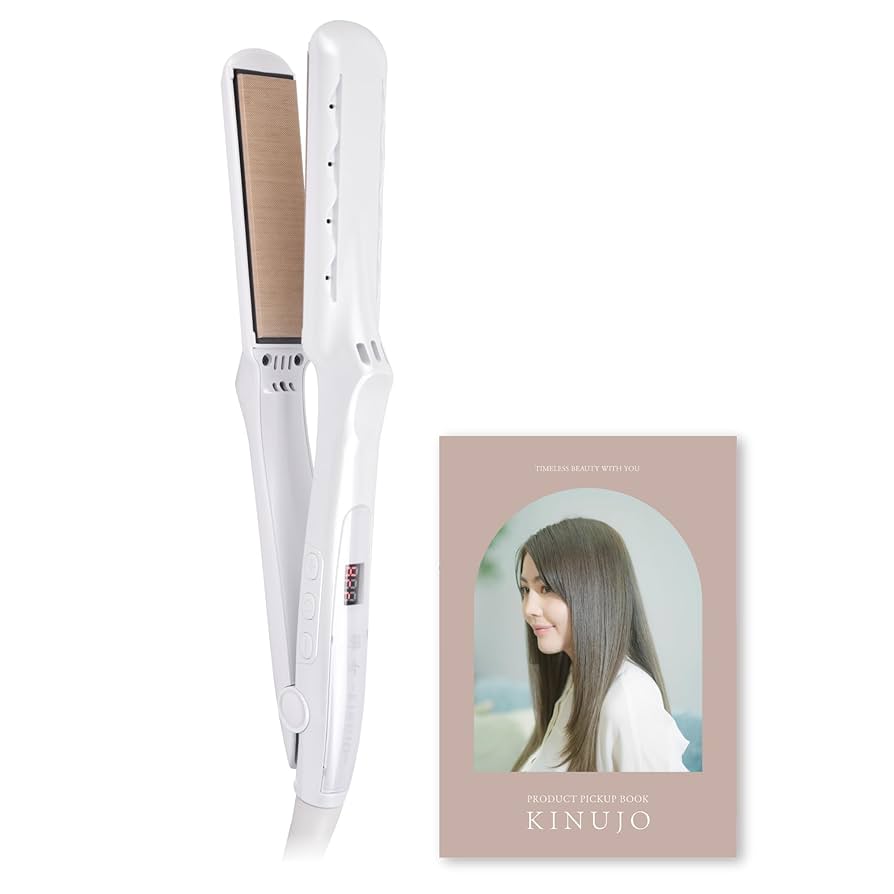 KINJUU ストレートヘアアイロン ホワイト 45W 絹女 KINUJO ストレート