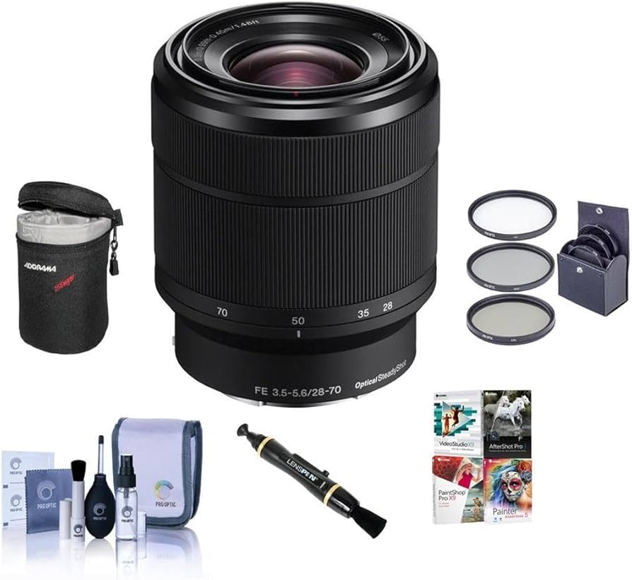 Amazon.com : Sony FE 28-70mm F3.5-5.6 OSS E-Mount Lens - Bundle