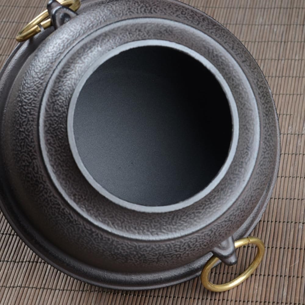 大樋長楽造 飴釉 耳付 瓢形 水指 茶道具 共箱 大樋焼 704 大樋長楽造