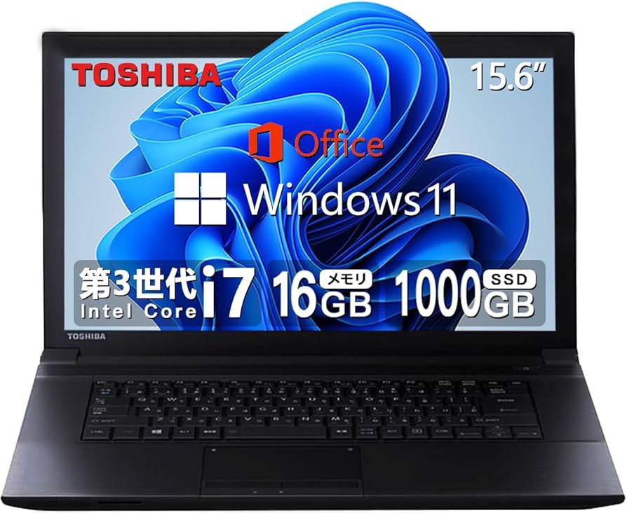 Corei7 販売 16GB ノートパソコン Windows11 オフィス付き Corei7