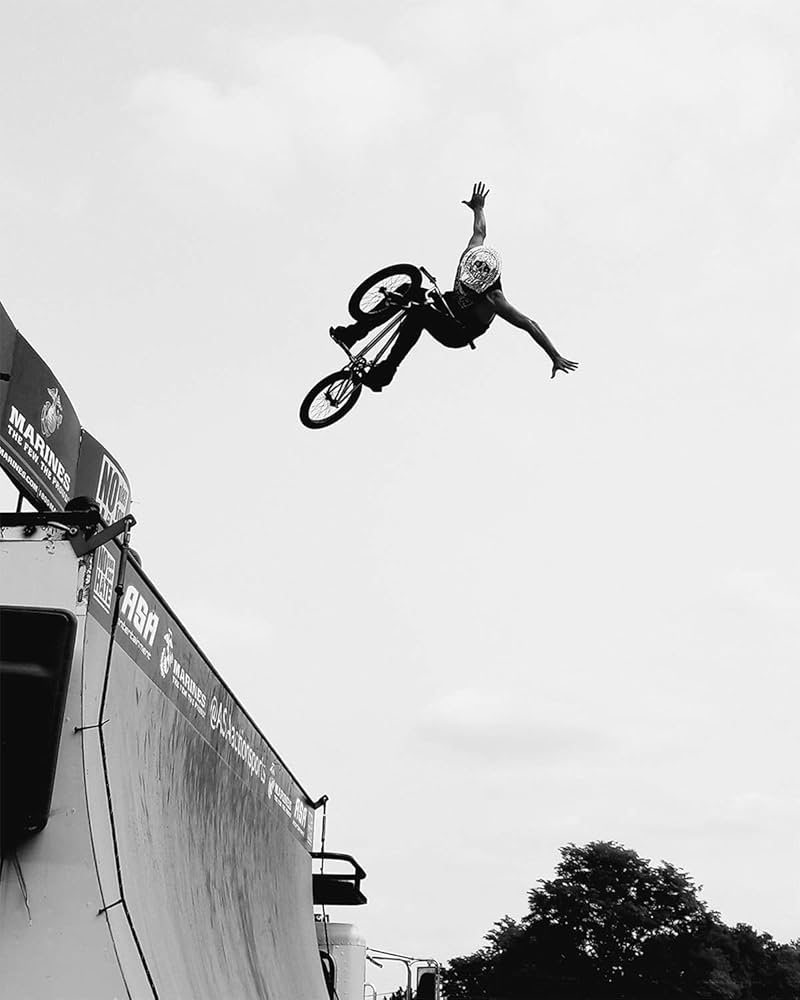 Amazon.com: Govivo BMX Rider - 8x10 Unframed BMX Wall Decor Art