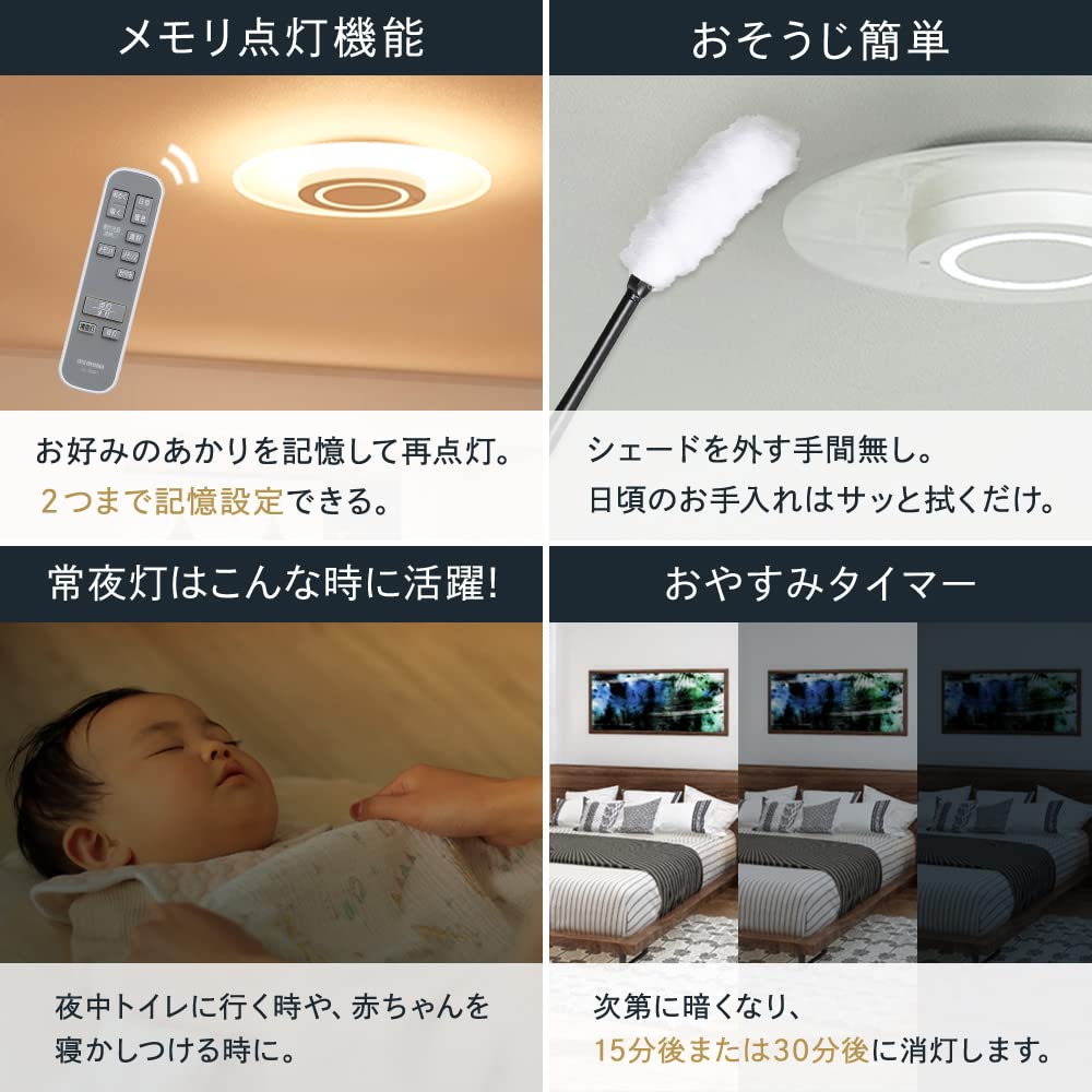Amazon.co.jp : アイリスオーヤマ シーリングライト 導光板シーリング
