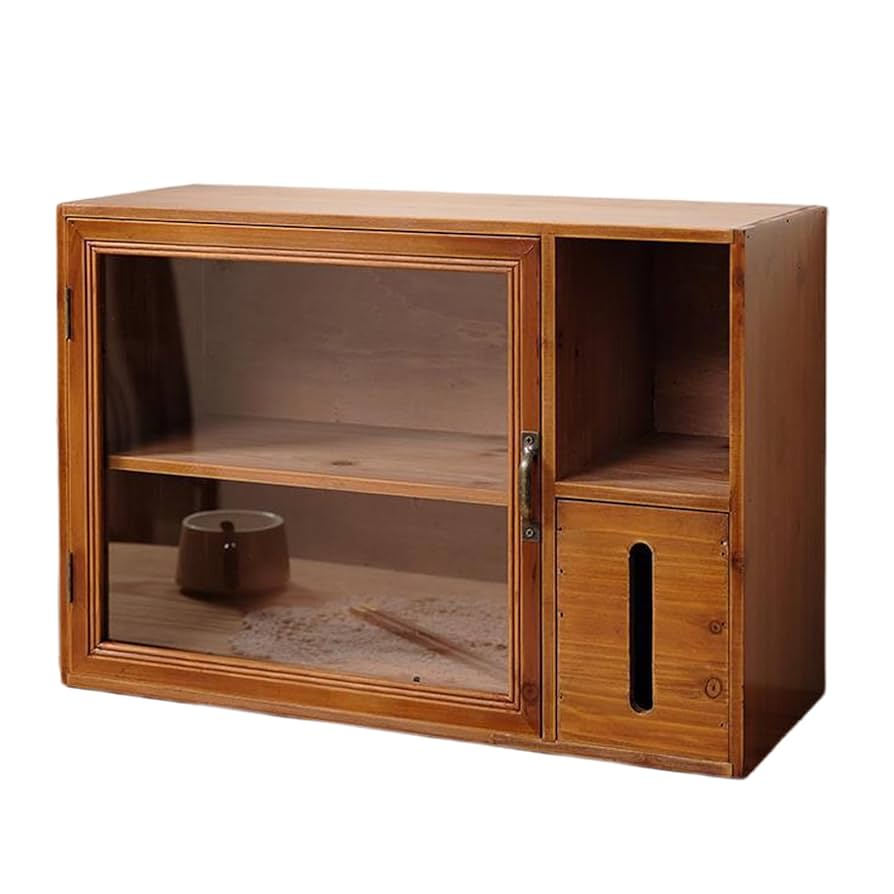 新入荷！レトロ 古い木枠の卓上ガラスケース アンティークショーケース