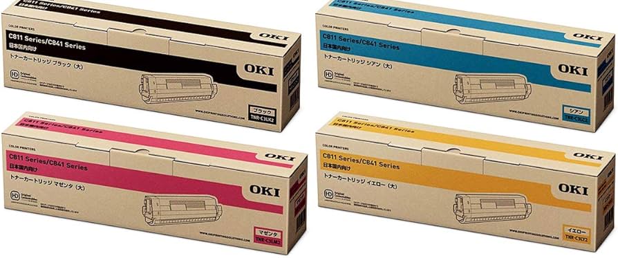 Amazon.co.jp: OKI トナーカートリッジTNR-C3LK2/C2/M2/Y2 4色セット
