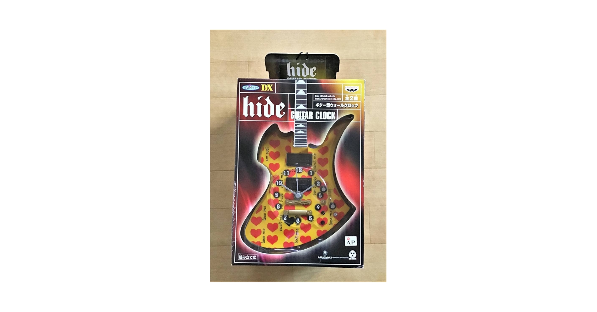 hide イエローハート時計 MG-CLOCK hide イエローハート時計 MG-CLOCK
