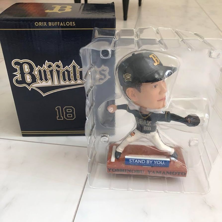 球場限定】山本由伸 バブルヘッド 2024年6月13日 ボブルヘッド<本物