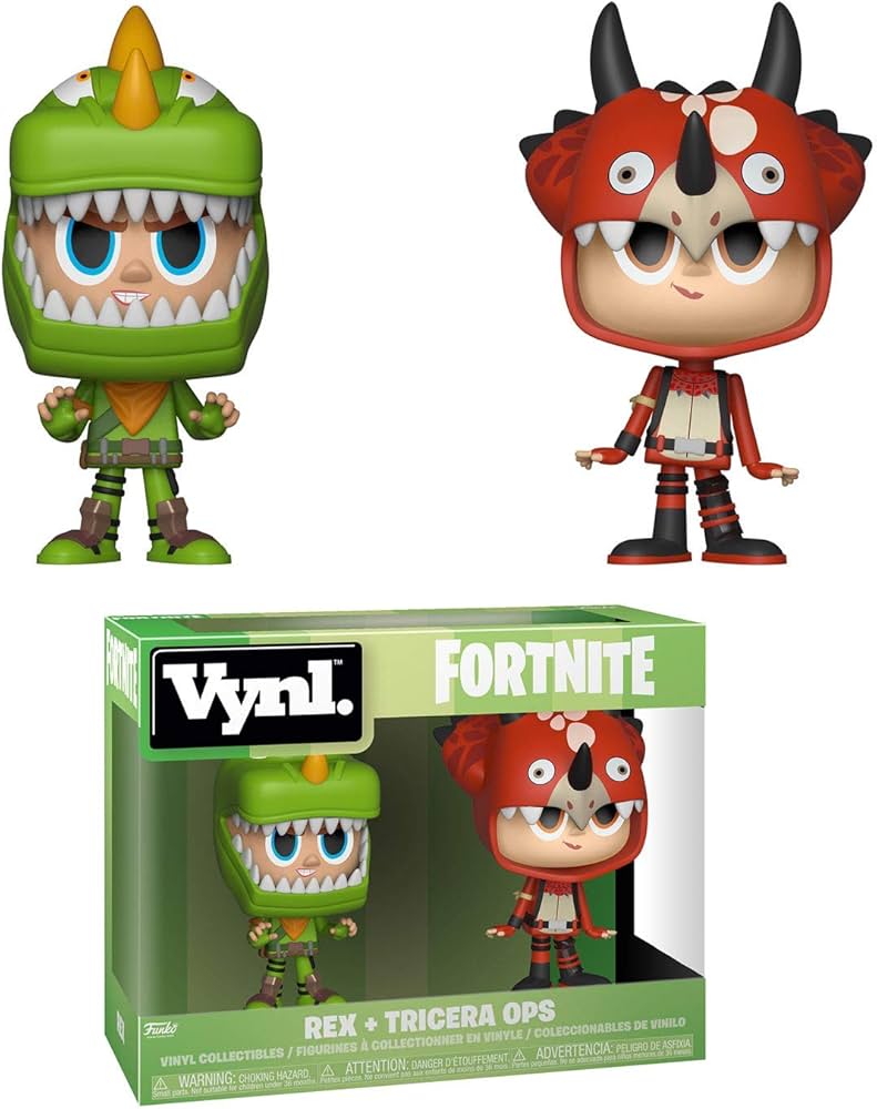 Amazon.com: Funko Vynl: Fortnite - Rex & Tricera Ops Toy