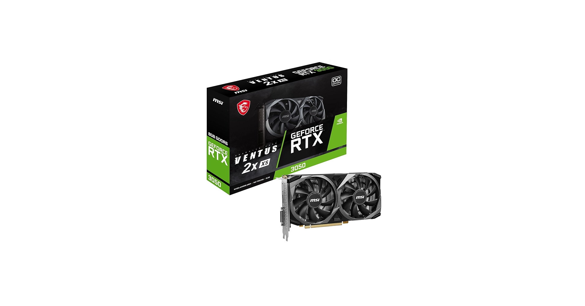 Amazon.com: msi Gaming GeForce RTX 3050 8GB GDRR6 Boost Clock