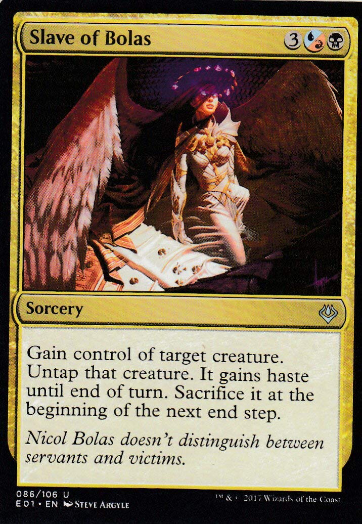 Amazon.co.jp: マジックザギャザリング MTG E01 EN 086 ボーラスの奴隷