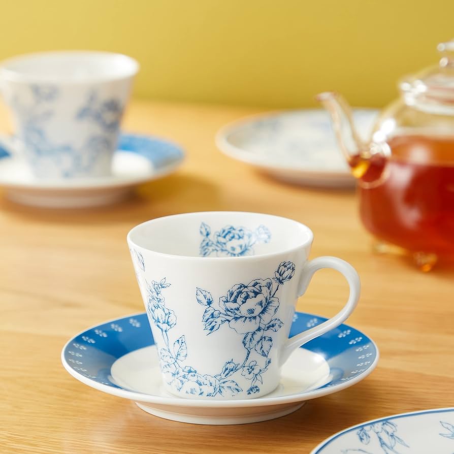 RIPLEY BROS ローズ柄カップとソーサーセット ティーカップソーサー