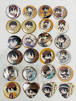 文豪ストレイドッグス×高知県立文学館 江戸川乱歩 缶バッジ4個セット