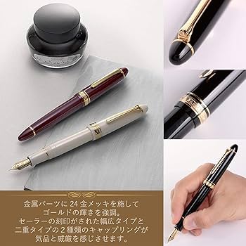 Amazon.co.jp: セーラー万年筆 万年筆 プロフィット21 ブラック 中細