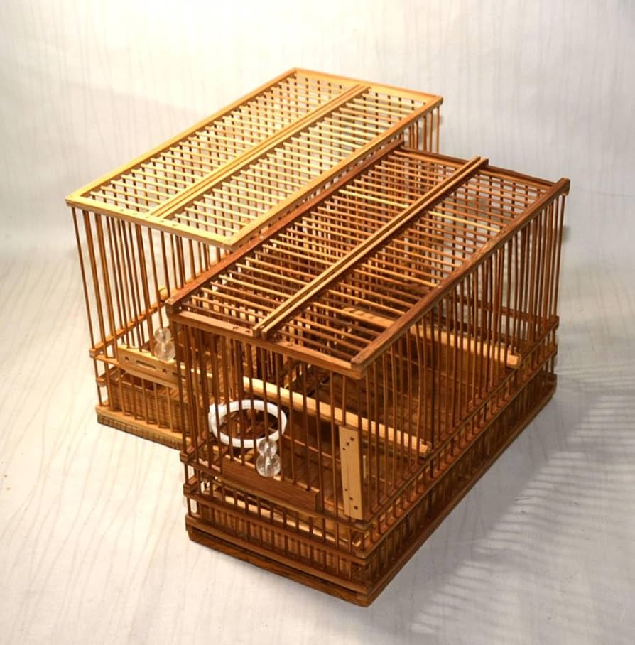 インテリアに如何？大名籠①メジロ籠37X26X19