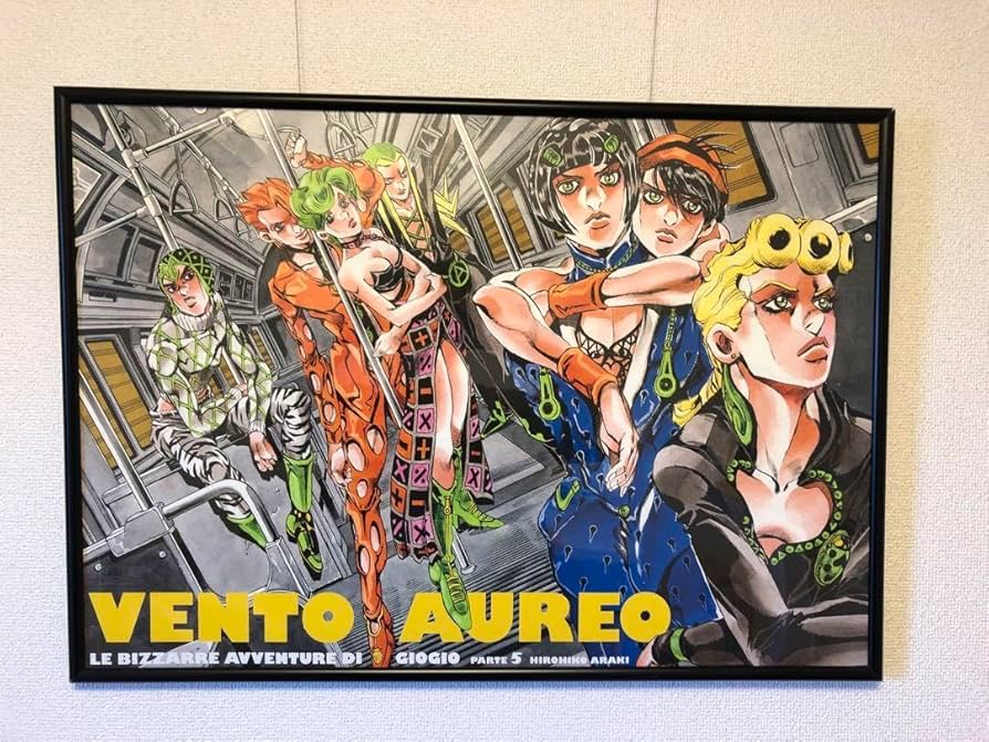 ジョジョの奇妙な冒険 第5部 ジョジョ展 B2ポスター 箱無し Amazon.co