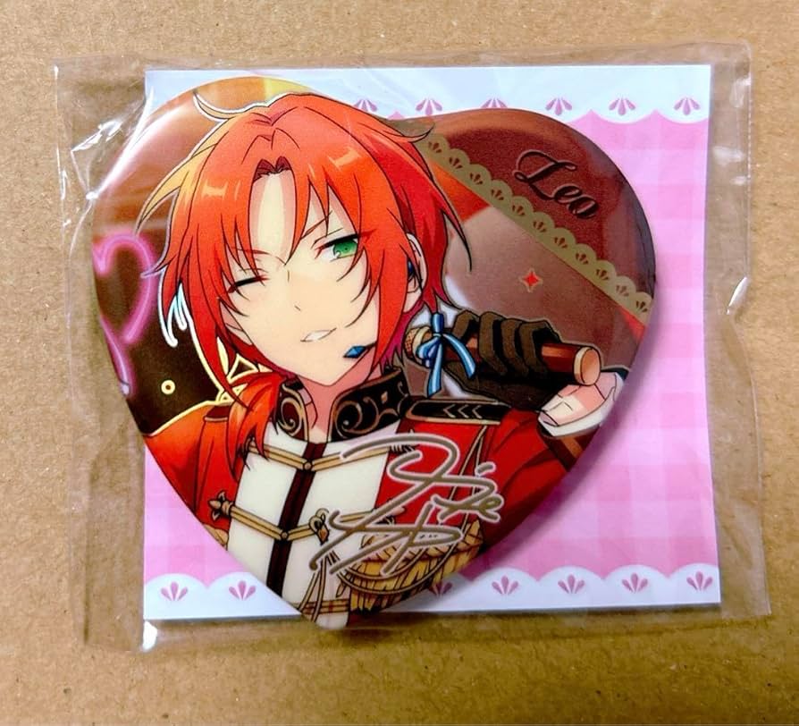 あんスタ 月永レオ ホワイトデー ハート缶バッジ ホワイトデー ハート