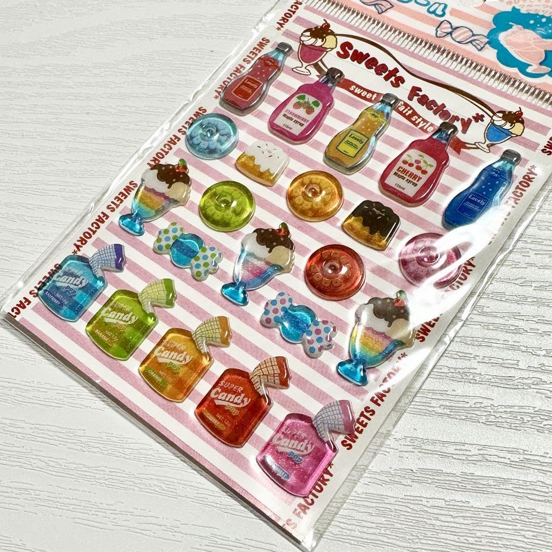 Amazon.co.jp: アメみたーいシール スイーツ ぷっくりシール 平成