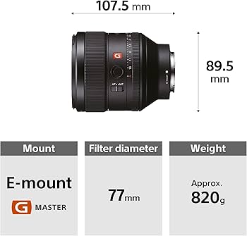 Amazon | Sony 85mm f/1.4 G Master Eマウントフルフレームプライム