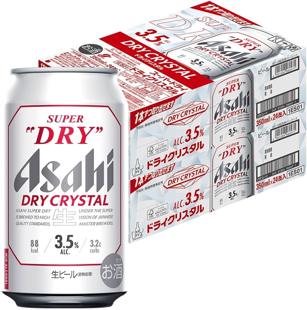 Amazon.co.jp: アサヒスーパードライ ドライクリスタル_350ml×48本_