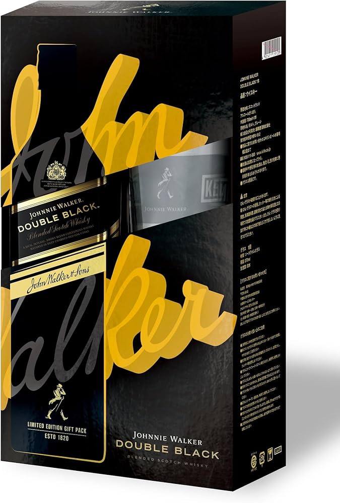 Amazon.co.jp: ジョニーウォーカー ダブルブラック ギフトBOX 700ml