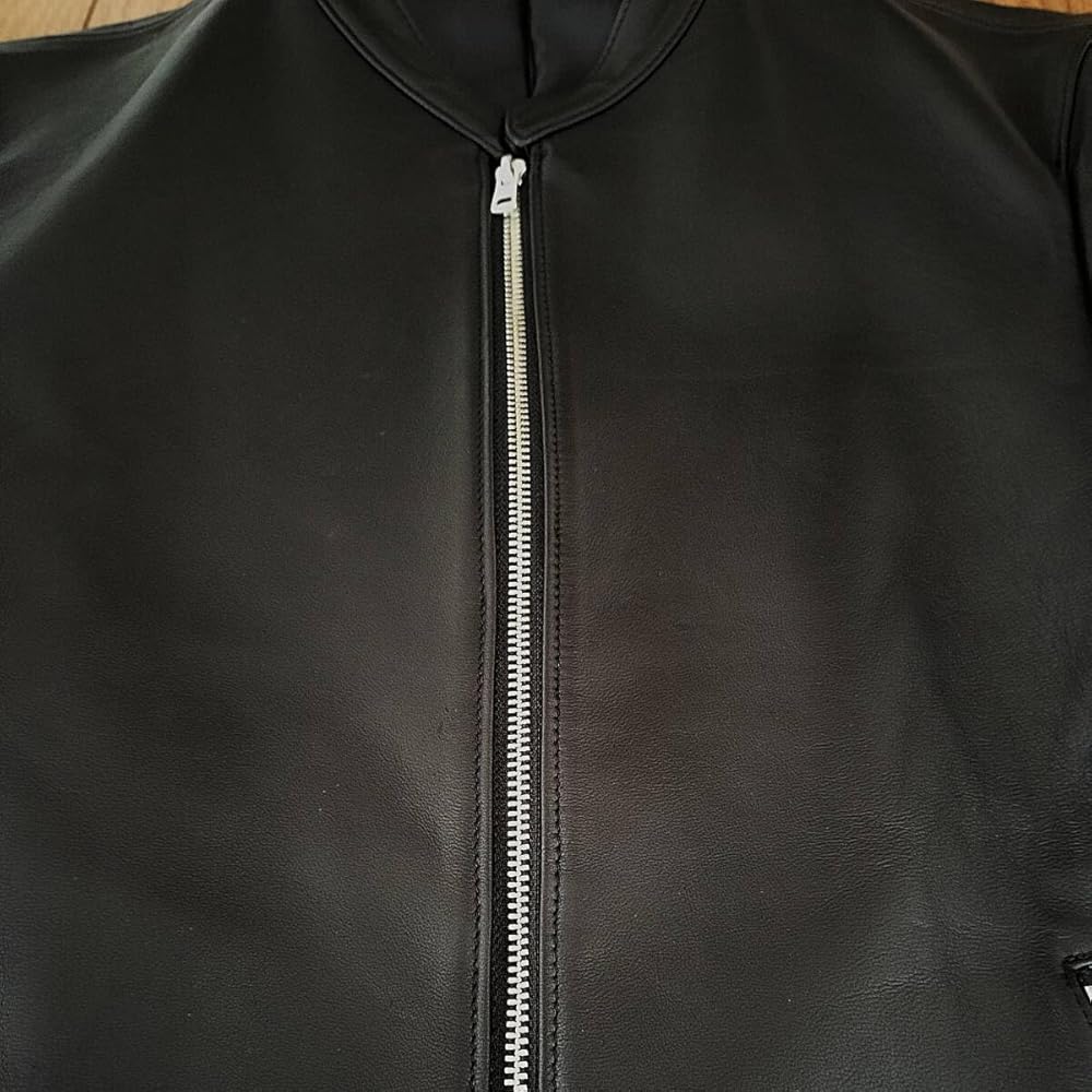 Amazon.co.jp: LIDnM リドム レザー シングルライダース ジャケット L