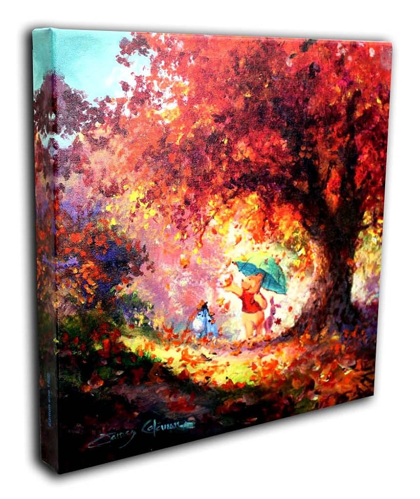 ジェームス・コールマン Disney秋の風景 油彩画 期間限定特価
