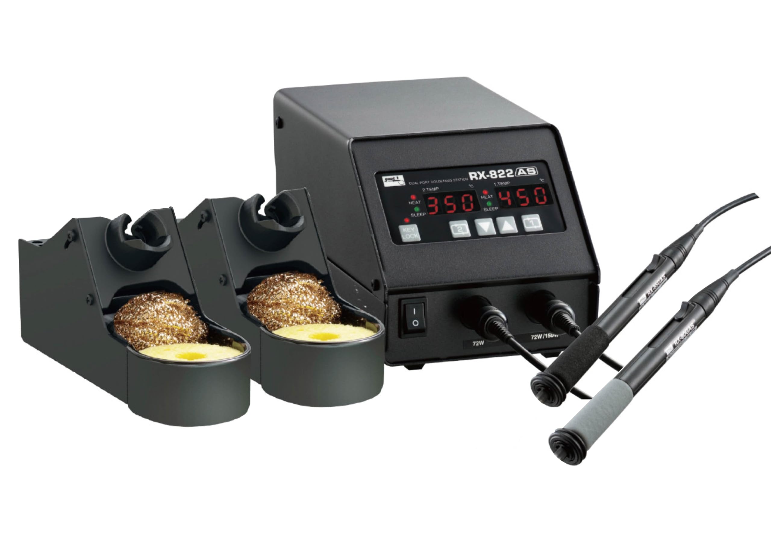 タキイ 和裁コテ 2本 作業未使用 タキイ和裁電化鏝 ランプ付 和裁コテ