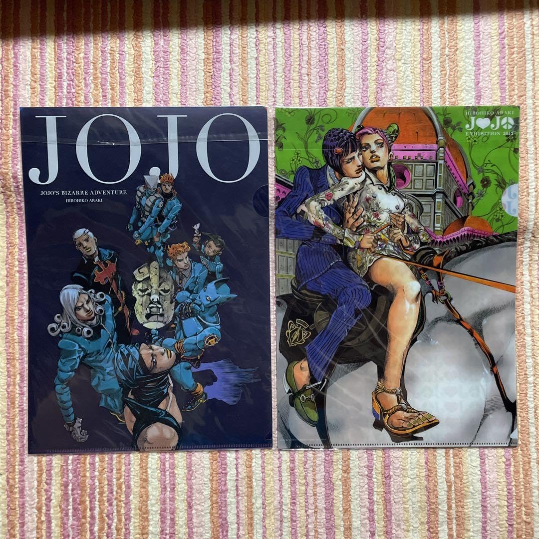 ジョジョ クリアファイル 2種セット 荒木飛呂彦 原画展 ジョジョ展