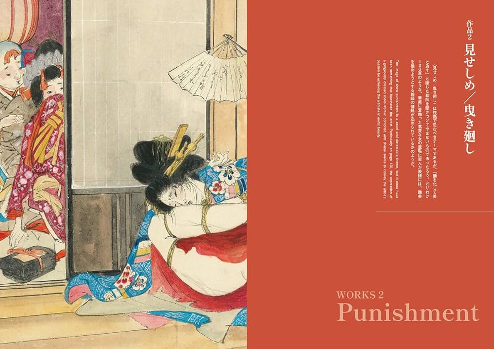 伊藤晴雨「緊縛女性」アクリルケース保存 伊藤晴雨「緊縛女性