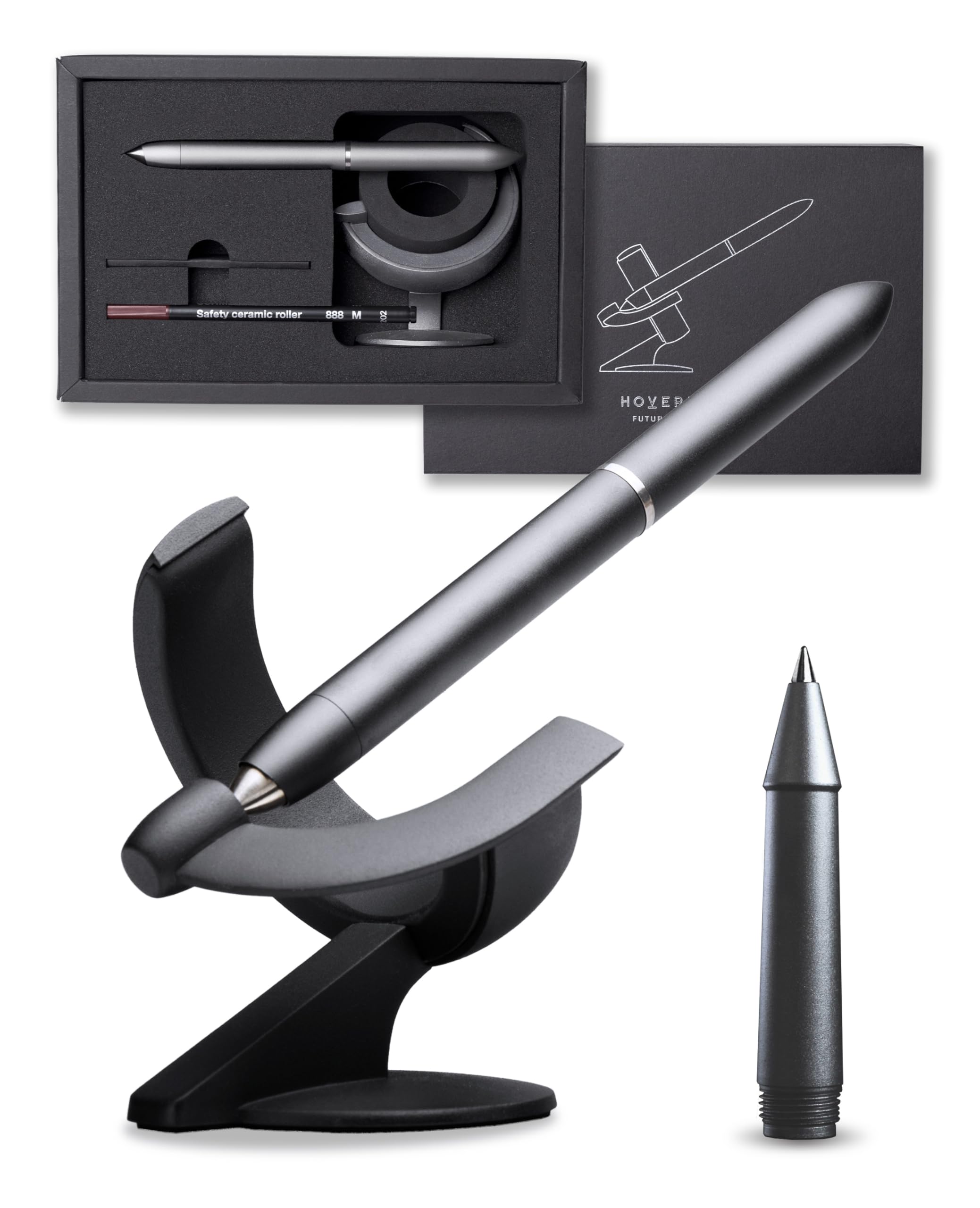 Amazon | novium Hoverpen Future ボールペン ディープブラック ギフト
