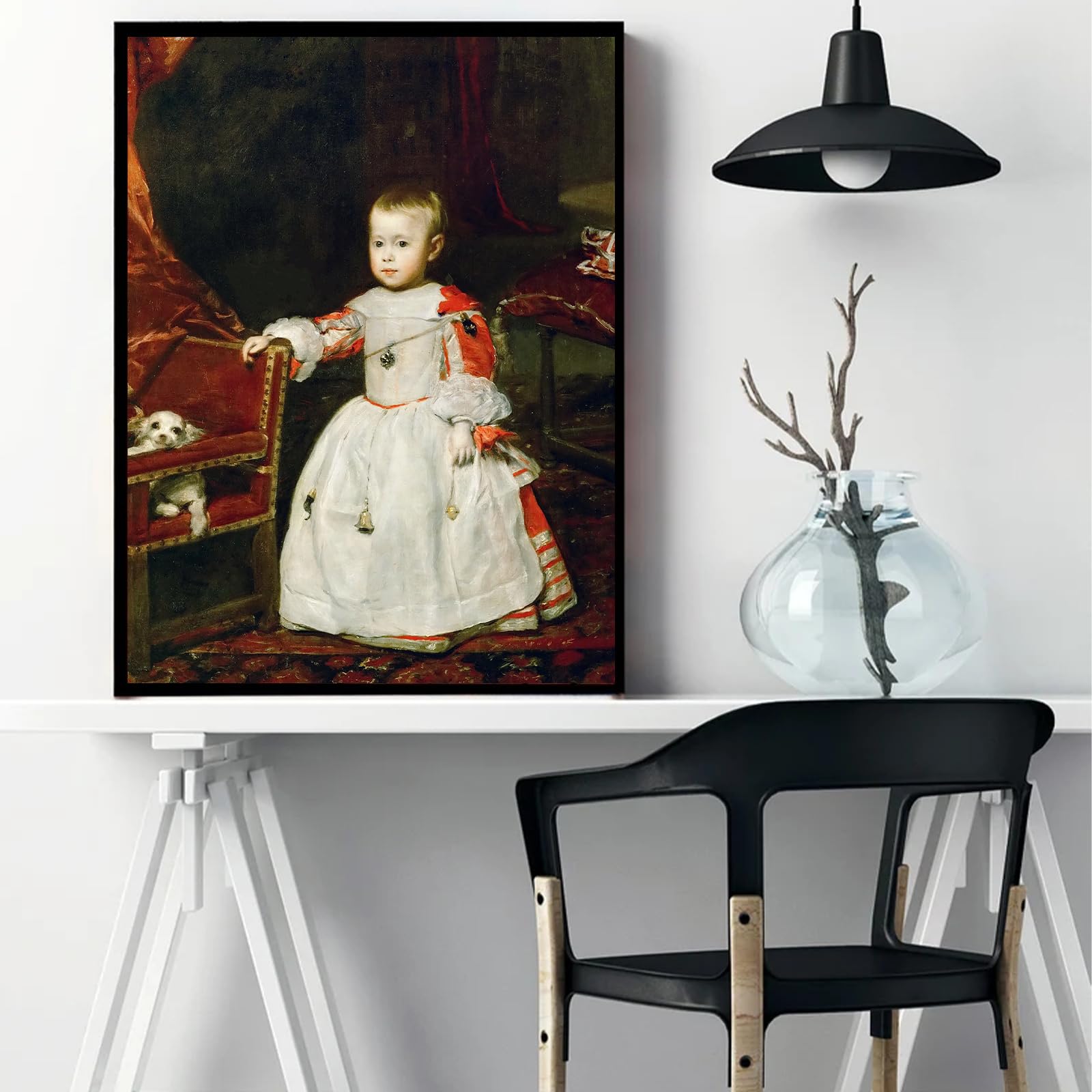 ベラスケス 油彩模写F50 117×92㎝ フェリペ王子 ベラスケス 油彩模写