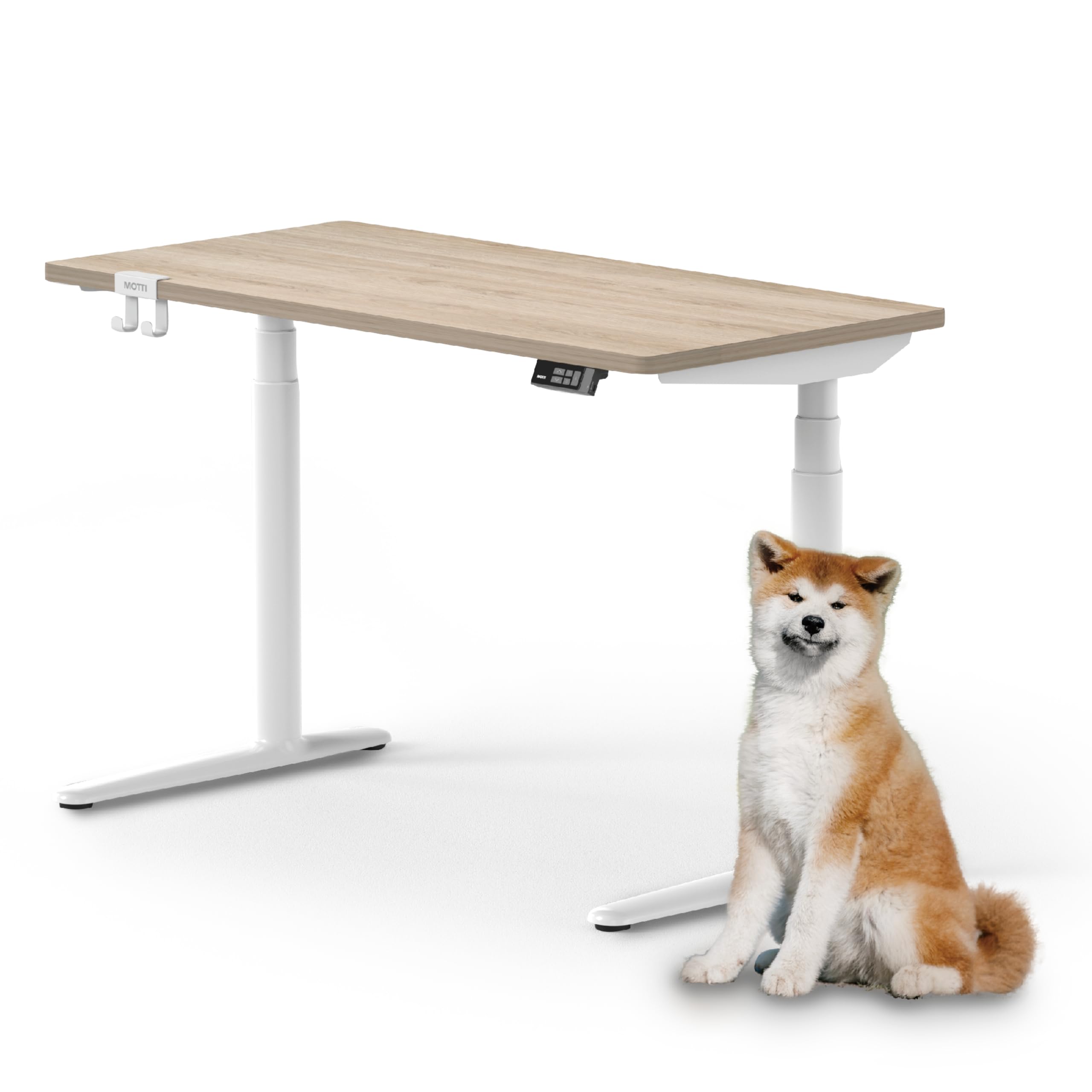 Amazon.co.jp: MOTTI Poka 3 電動昇降デスク コの字型 昇降範囲60
