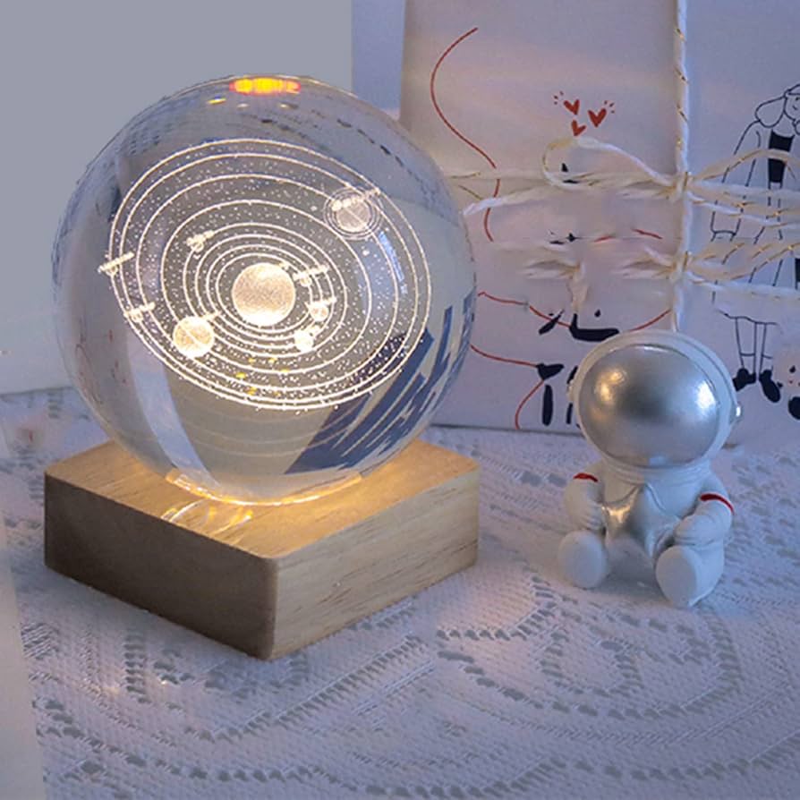 Amazon.co.jp: 3D 太陽系 クリスタル タイプ2 ボール 誕生日