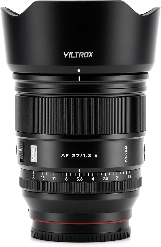 Amazon.com : VILTROX 27mm f/1.2 E Pro Mount Lens,Auto Focus APS-C