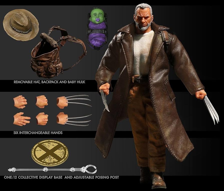 Amazon.com: Mezco Old Man Logan 1:12 Collective Marvel Action