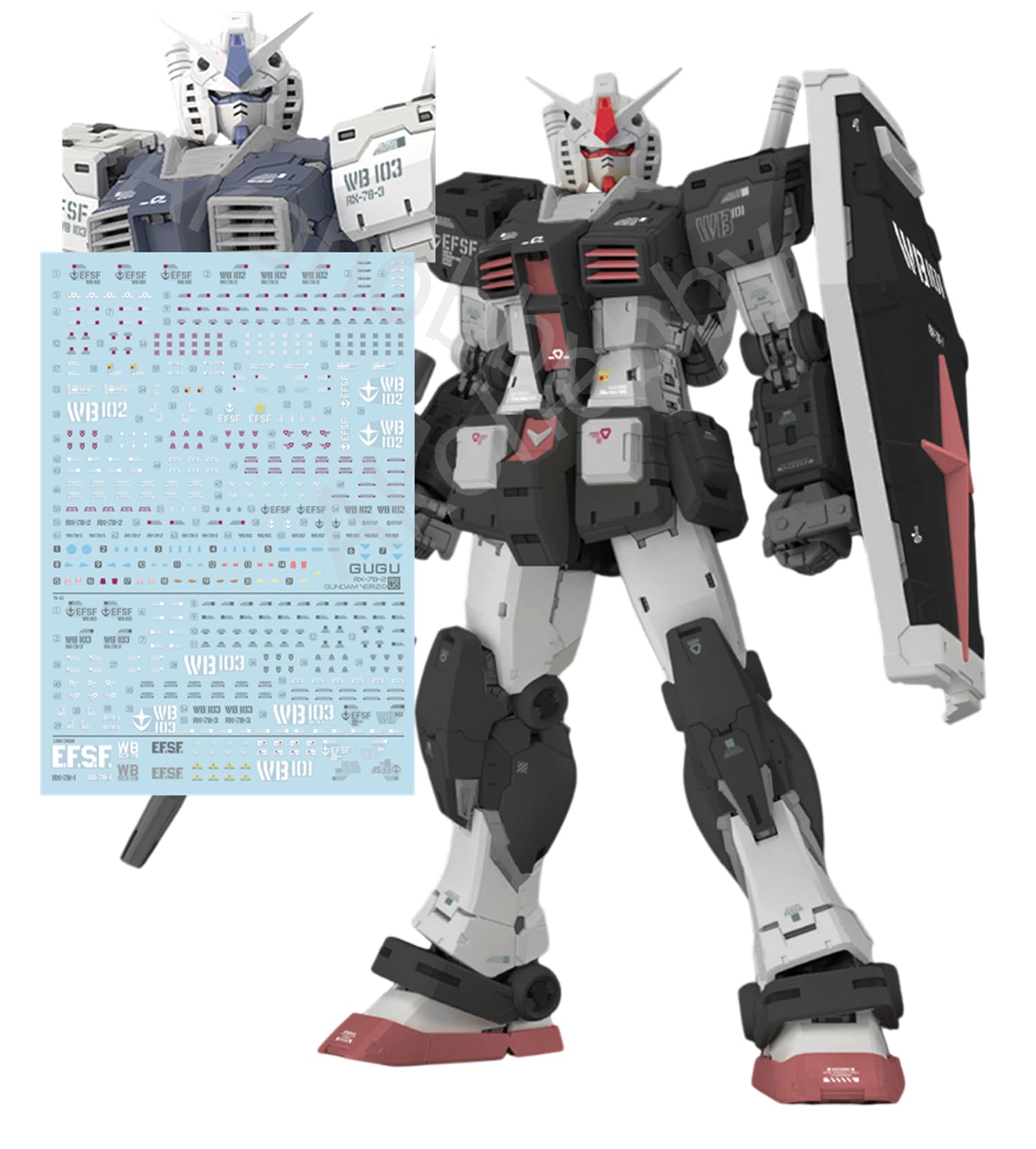 MGガンダムVer.1.5用プロトガンダム改造パーツ (パーツ) - ホビー