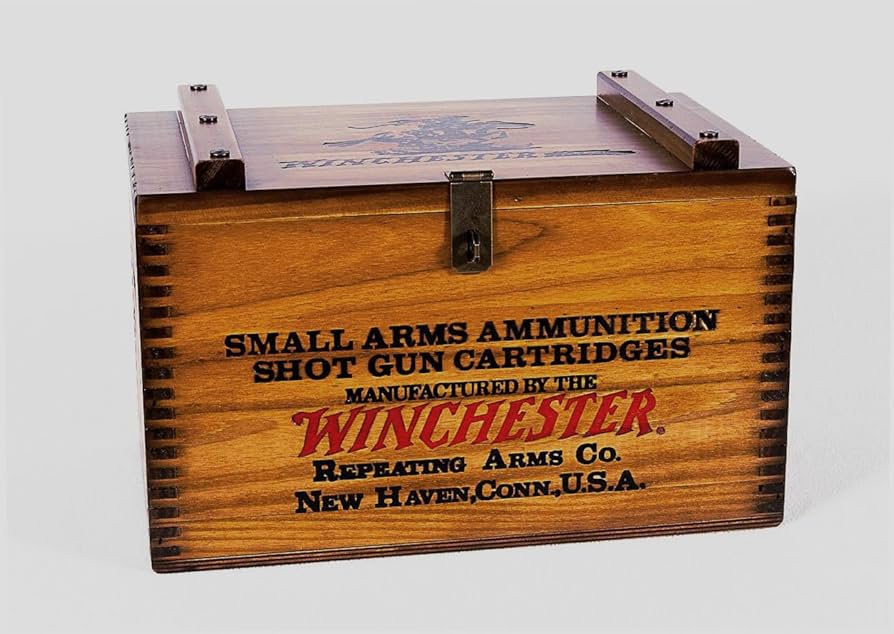 Amazon｜ウィンチェスター木製弾薬ボックス｜インテリア オンライン通販